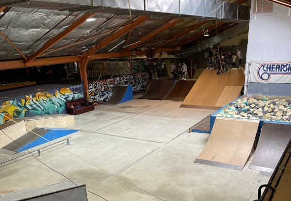 Three-Hour Entry Pass to SonSk8 Indoor Skatepark – Option for All Day Pass