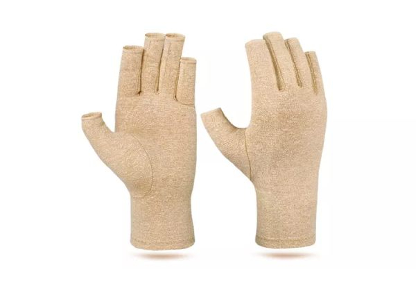 Pair of Fingerless Compression Gloves - Five Colours & Three Sizes Available