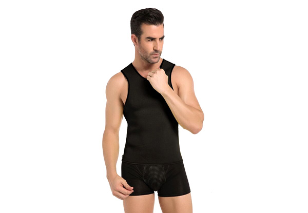 Men's Body Shaper Hot Sweat Workout Tank Top Slimming - Three Sizes Available