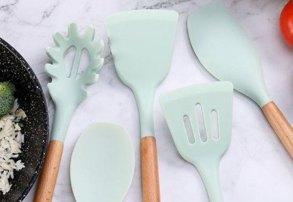 34-Piece Silicone Kitchen Utensils Set - Two Colours Available