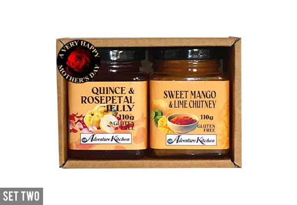 Mother's Day Two-Jar Gourmet Condiment Set - Two Options Available & Option for Both