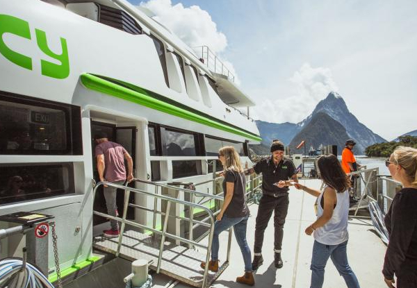 Two-Hour Milford Sound Cruise - Option for Additional Coach incl. Lunch - Leaving from Queenstown