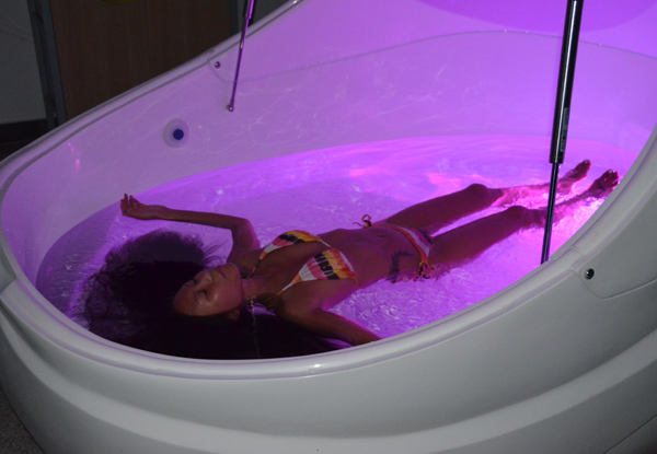 90-Minute Water Floatation Experience with Musico & Chromo-Therapy - Options for Guided Meditation Experience, or HealMe & RelaxMe Packages Available