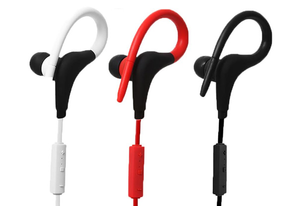 Bluetooth Sports Headphones - Three Colours Available with Free Delivery