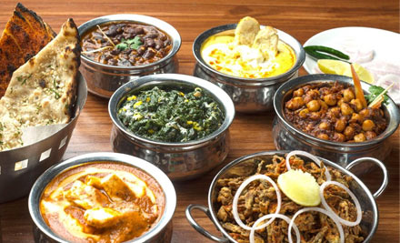 $49 for Two Curries, Two Plain Naan, Rice & Two Beers, Wines or Soft Drinks - Options for up to Eight People