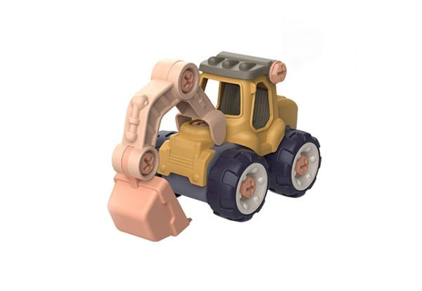 Detachable Assembled Excavator Toy - Four Colours Available