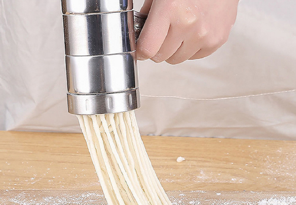 Handheld Press Noodle Maker With Press Moulds