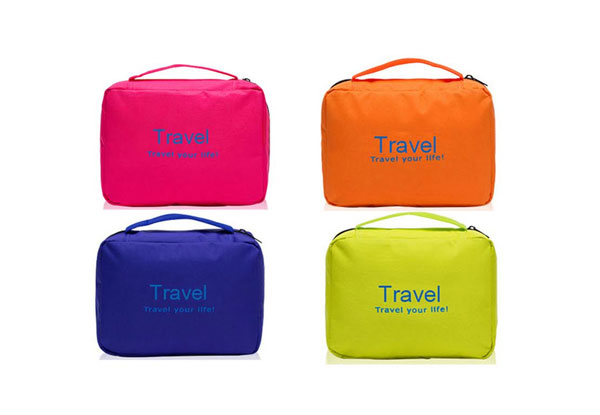 Compact Hanging Toiletry Kit - Four Colours Available