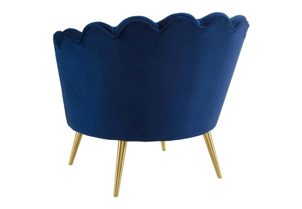 Comfortable Velvet Living Room Sofa Chair - Two Colours Available