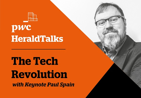 Ticket to PwC Herald Talks 'The Tech Revolution' and VIP Session with Speakers - Friday 15 November, 2019 at Victory Convention Centre