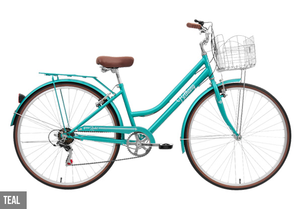 Bethany Vintage Style Bicycle with Basket Carrier & Free Delivery - Two Colours Available