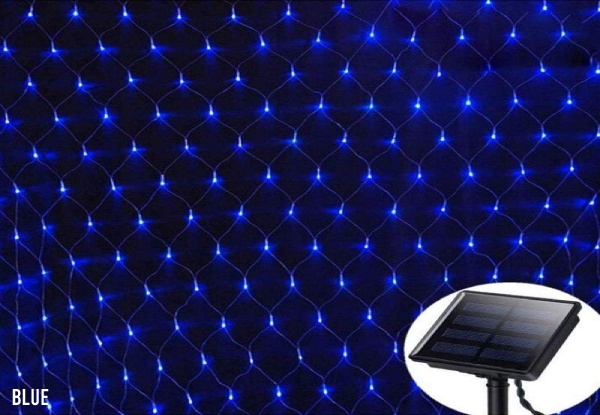 192-LED Outdoor String Lights 3x2M Net - Four Colours Available