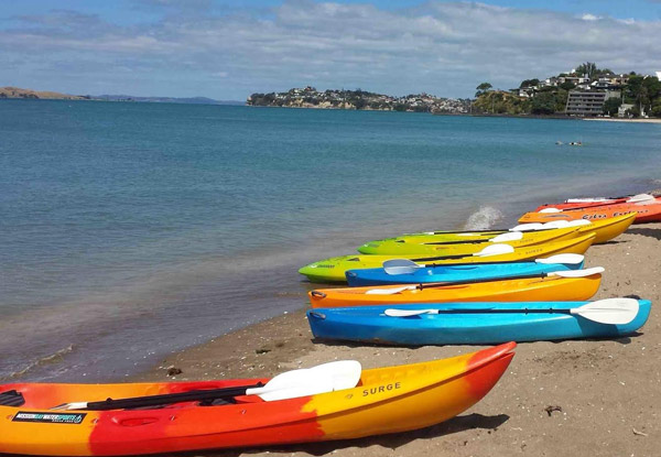 One Hour Kayak Hire for Two - Options for Single or Double Kayak Hire