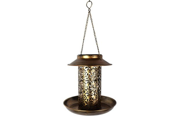 Solar Garden Lantern Wild Birds Feeder - Option for Two-Pack