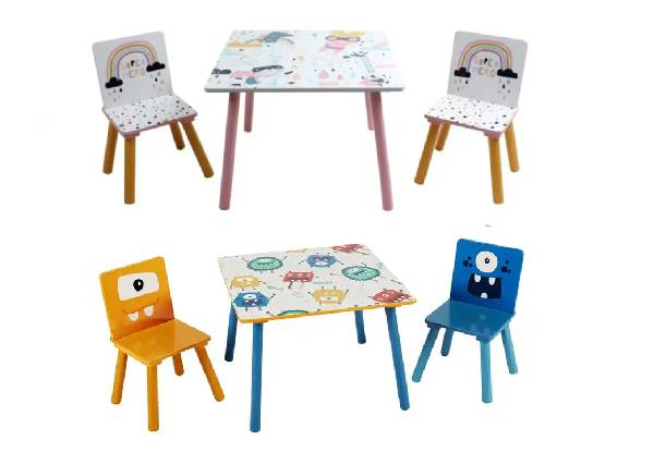 Berry Park Kids Table & Chair Set - Two Options Available