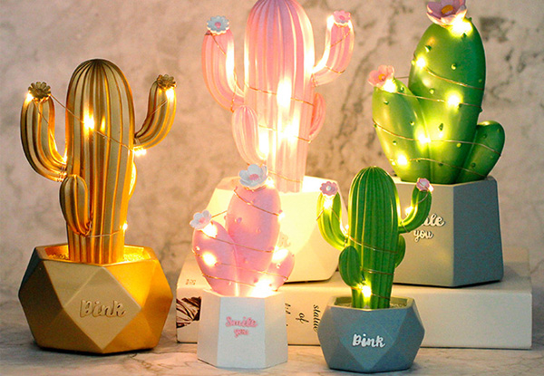 Cactus LED Light Range - Six Styles & Two Sizes Available