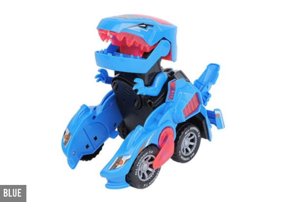 Transforming Dinosaur Car Toy - Three Colours Available