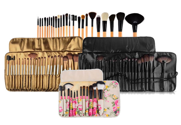 Make-Up Brush Sets - Options for 12-, 20- or 24-Piece Sets