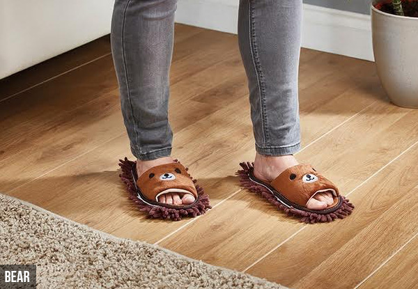 Microfibre Mop Slippers - Two Styles Available  with Free Delivery
