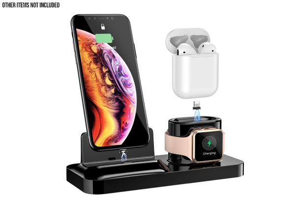 Three-in-One Magnetic Charger Dock - Options for Compatibility with Apple, Android, or Type C