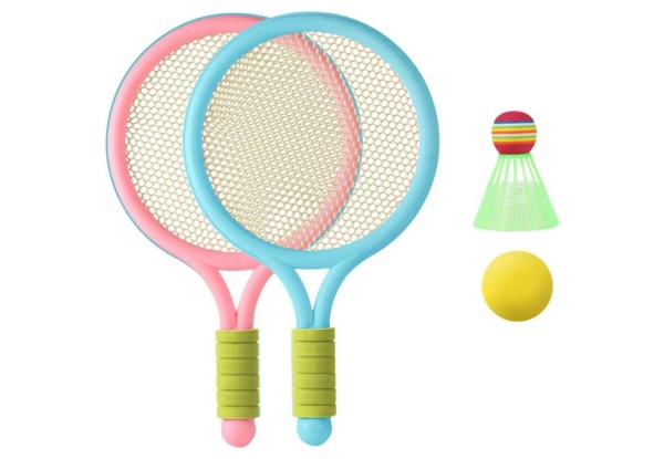 Children's Badminton & Tennis Set