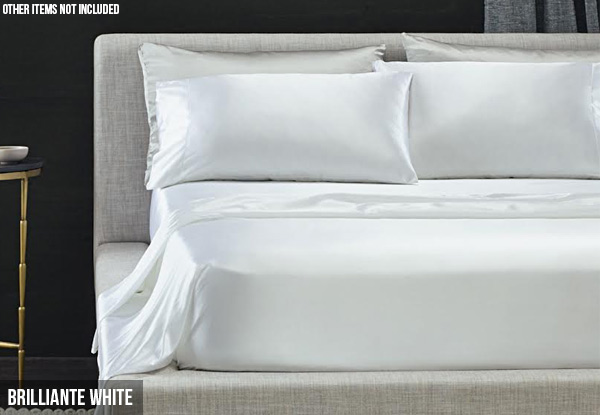 Canningvale Valli Silk Rich Sheet Set - Two Sizes & Colours Available with Free Delivery