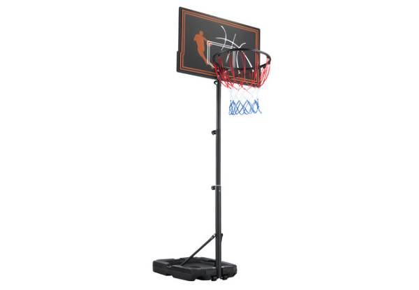 Genki 1.1m to 2.1m Portable Adjustable Basketball System