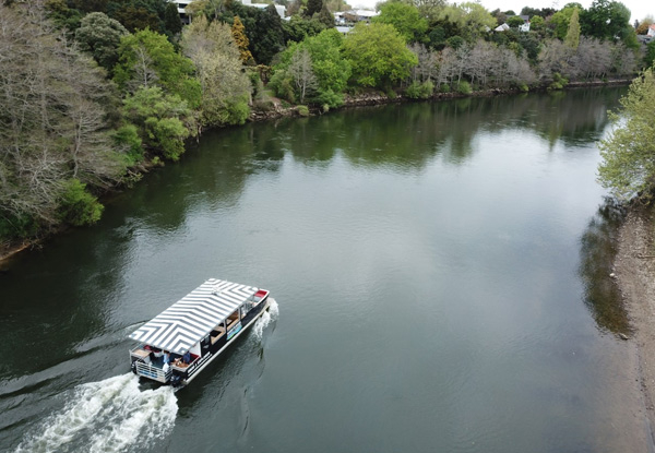 A Little Bit of Mexico Cruise for Two People on The Waikato River Explorer