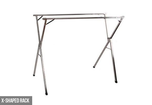 Stainless Steel Indoor Clothes Drying Rack - Two Styles Available