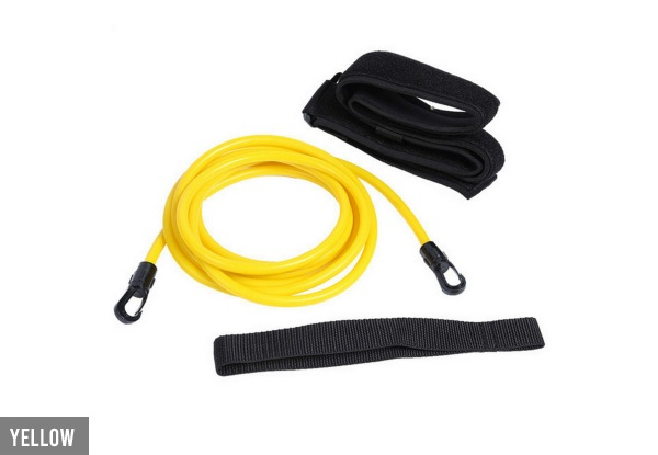 Swimming Resistance Tether Leash Belts - Five Colour & Option for Two-Pack Available
