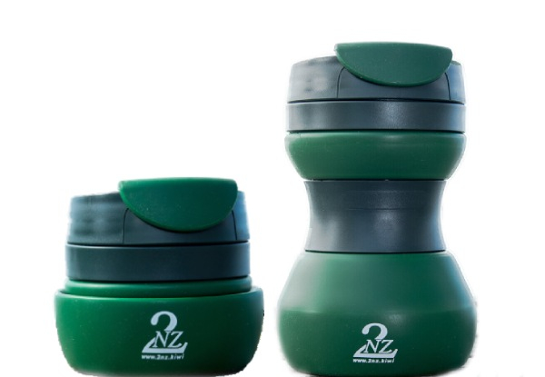 Reusable Collapsible Coffee Cup Range - Five Colours & Two Options Available