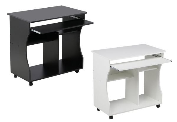 Computer Desk with Storage - Two Colours Available