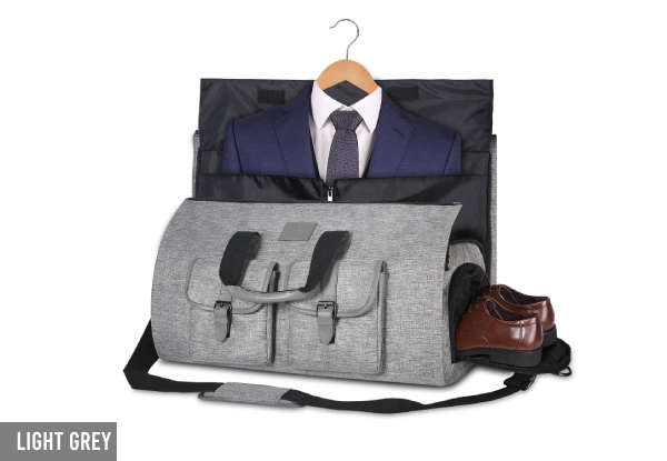 45L Travel Suit Carrier Bag with Shoe Compartment - Available in Three Colours