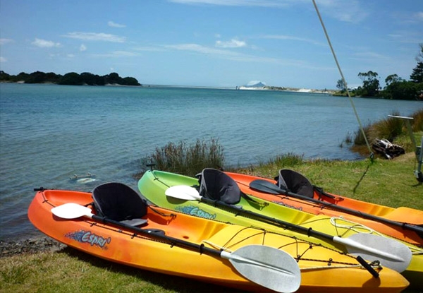 $30 for a 2.5-Hour Guided Eco Kayak Tour in Ruakaka for One Adult, $20 for a Child or $95 for a Family