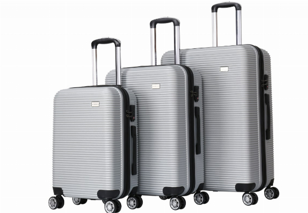 Horizon Three-Piece Travel Luggage Set - Six Colours Available