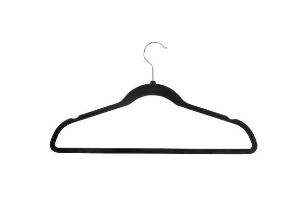 10-Pack Wooden Coat Hangers - Option for 20-Pack of Velvet Coat Hangers