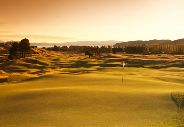 18 Holes of Golf for Two People incl. Cart on the Exclusive Jack Nicklaus Signature Golf Course at The Kinloch Club, Lake Taupo with Option for Four People incl. Two Carts - Available Weekdays