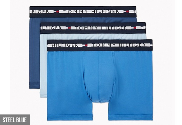 3-Pack Tommy Hilfiger Men's Microfibre Trunk - Five Sizes & Two Colours Available