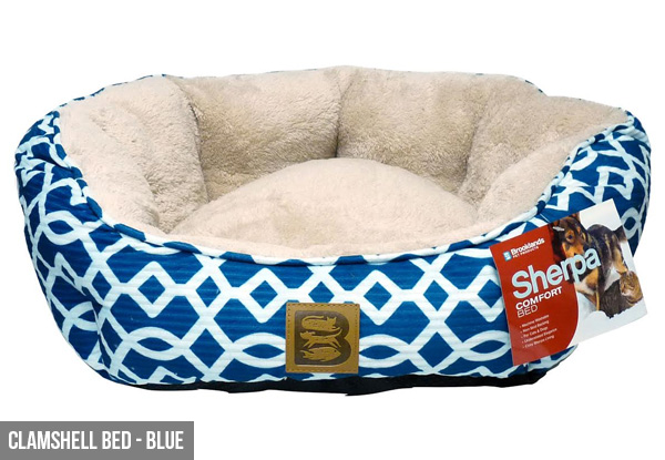 Sherpa Pet Bed Range - Three Styles & a Range of Colours Available