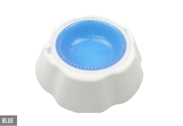 Freezable Stay Cool Pet Bowl - Two Colours Available & Option for Two