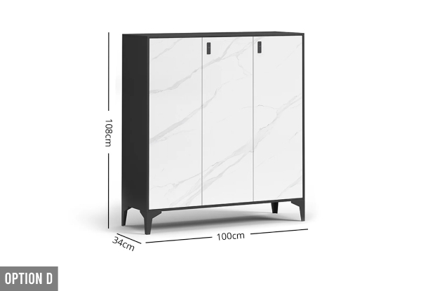 Lonna Steel Shoe Cabinet Range - Five Options Available