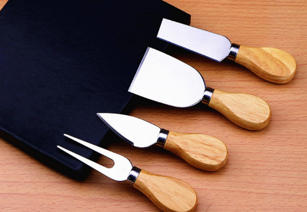 Four-Piece Cheese Knife Set with Free Delivery