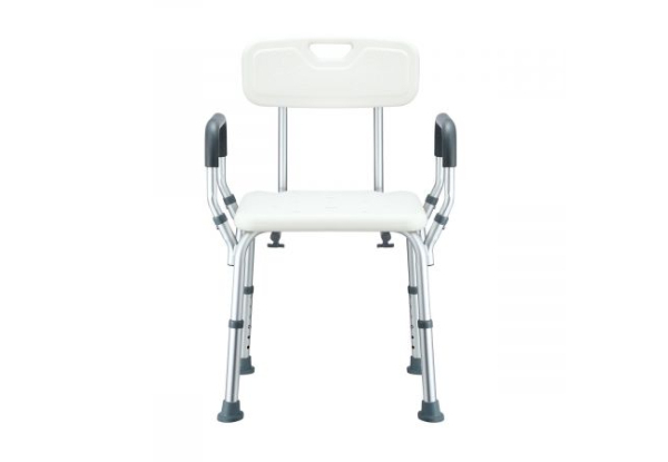 Medical Shower or Bath Chair with Back & Armrests