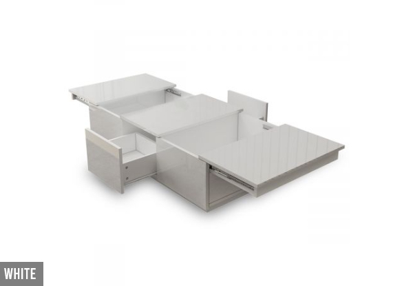 Two Drawer Coffee Table - Two Colours Available