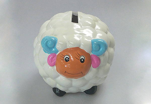 Sheep Ceramic Money Box with Free Delivery
