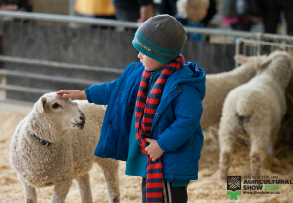 Pre-Sale One-Day Adult Entry Pass to The New Zealand Agricultural Show incl. Complimentary Entry for up to Five Children - Options for Student or Senior Pass, & Three-Day Passes Available