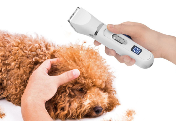 Electric Pet Clippers Grooming Kit