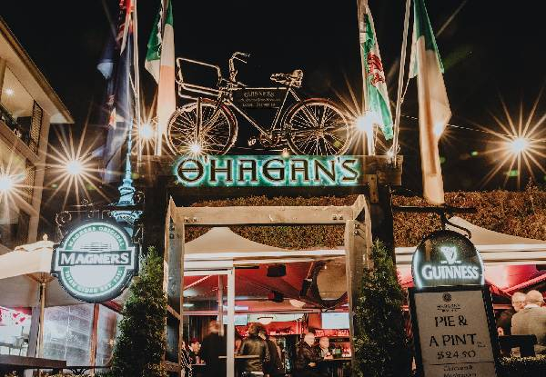 Experience O'Hagans with a $50 Food & Drinks Voucher