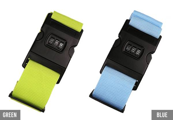 Travel Binding Luggage Strap - Available in 10 Colours & Option for Two
