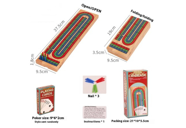 Regal Games Cribbage Board Game Set